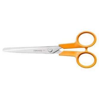 Nůžky na papír "Classic", oranžová, 17 cm, FISKARS 1075054