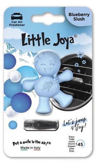 Vůně do auta "Blueberry Slush", světle modrá, LITTLE JOYA 7640186842808