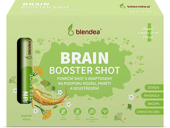 Blendea Shot Brain Booster s adaptogeny 14 x 25 ml