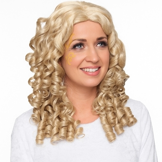 Andělská paruka blond kudrnatá Andělská paruka blond kudrnatá