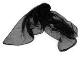 Společenská šála přes ramena s lurexem 60x160 cm - 1 ks - 4 černá černá