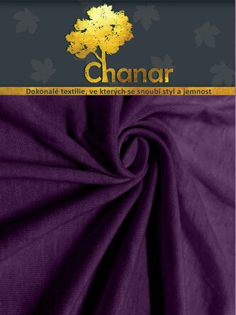 Prostěradlo Jersey Standard 160x200 cm tmavě fialová