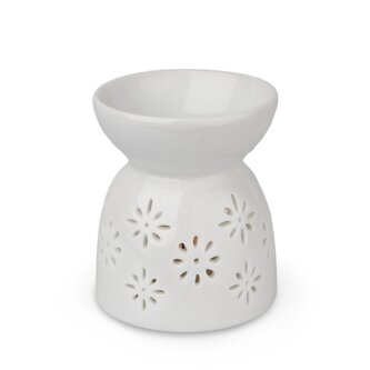 Aromalampa bílá - Květinky