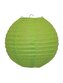 Lampion papírový 25 cm, zelený