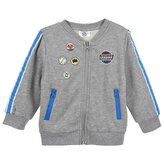 Chlapecká mikina LIGA SPRAVEDLNOSTI na zip, šedá, velikost: 116