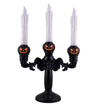 Halloween dýňový svícen