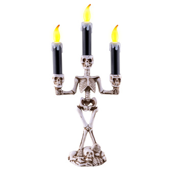 Halloween strašidelný svícen