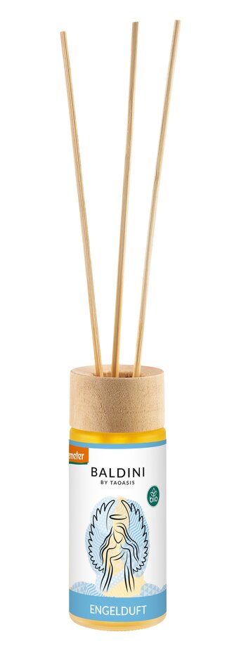 TAOASIS Baldini Aroma difuzér s tyčinkami Angel Scent BIO (50 ml) - euforické, harmonizační a aktivační