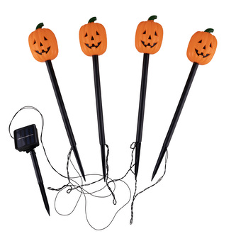 Světla ve tvaru dýně, 4 LED