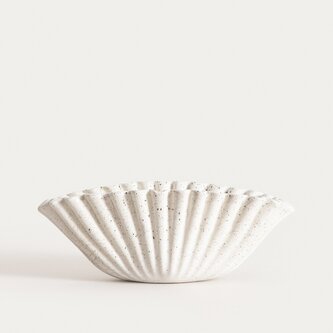 Taca dekoracyjna | SEFAN | beżowa w kropki | 23x14x9 cm | 751431 Taca dekoracyjna | SEFAN | beżowa w kropki | 23x14x9 cm | 751431