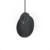 Hama vertikální ergonomická kabelová myš ECM-500L, pro leváky, černá