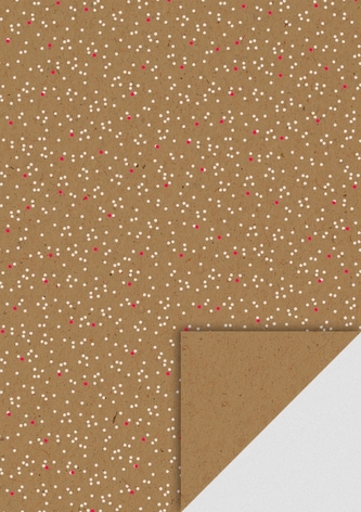 Natur papír A4, 220g, puntíky stříbrné a neonové, 10 listů