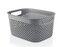 PLASTOVÝ KOŠÍK LAVADO 23X17X12CM 3,3L ANTRACITOVÝ