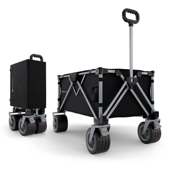 KINDERKRAFT Vozík přepravní skladací Wagon Rollster Black