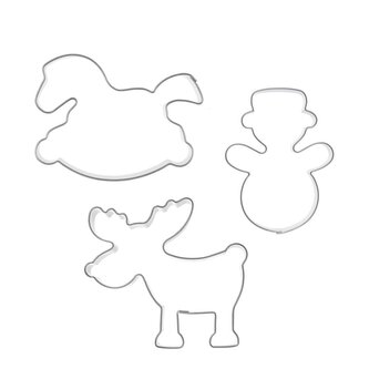 Vykrajovačka nerez zima 3 ks