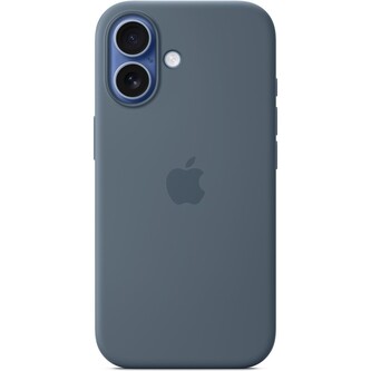 Apple silikonový kyt s Magsafe na iPhone 17 ocelově modrý