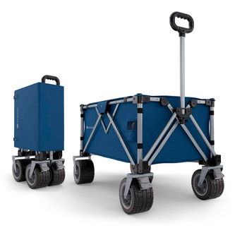 KINDERKRAFT Vozík přepravní skladací Wagon Rollster Blue