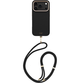 UNIQ Coehl Mirelle MagSafe kryt s poutkem iPhone 17 Pro Ebony