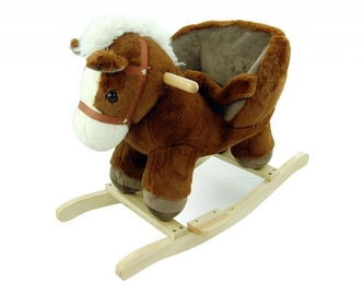 Houpací Koník s melodií Adam Toys - hnědý Houpací Koník s melodií Adam Toys - hnědý