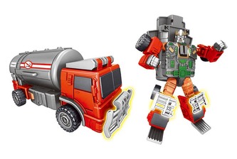 Autorobot set 5v1 hasiči 24 cm