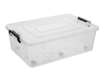 PLASTOVÝ ÚLOŽNÝ BOX STRONG 60X40X19CM 30L NA KOLEČKÁCH