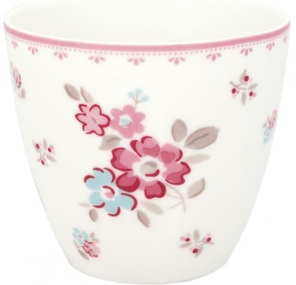 Porcelánový hrnek na latté Elba White