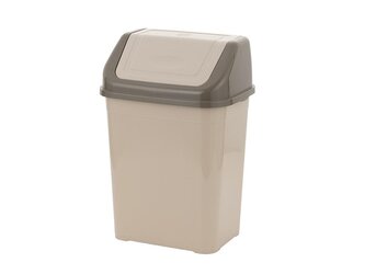 PLASTOVÝ ODPADKOVÝ KOŠ CLASSIC 10L S VÍKEM BÉŽOVÝ