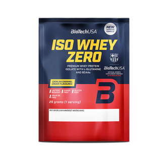BioTech Iso Whey Zero 25 g catalan caramel cream (katalánský karamelový krém)