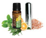 Natasha Aroma sada s inhalátorem - Jasná mysl - svěží pomeranč, peprmint a rozmarýn