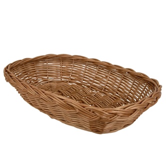 Košík proutěný hranatý 29x20x6,5 cm