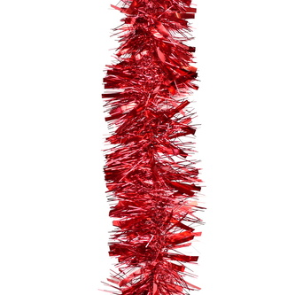 Vánoční řetěz červený 4,5 m