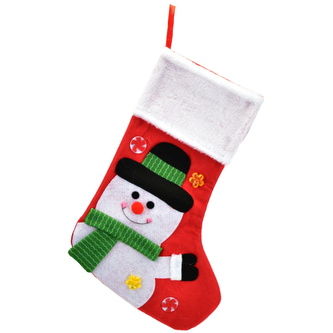 Punčocha se sněhulákem 46 cm