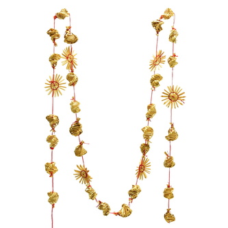 Slaměný řetěz 140 cm - vrtulky