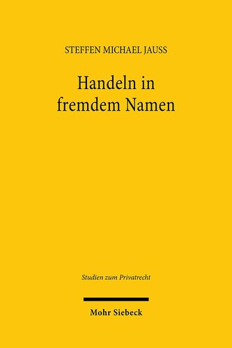 Handeln in fremdem Namen