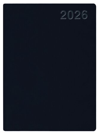 Handwerker-Kalender PVC schwarz 2026