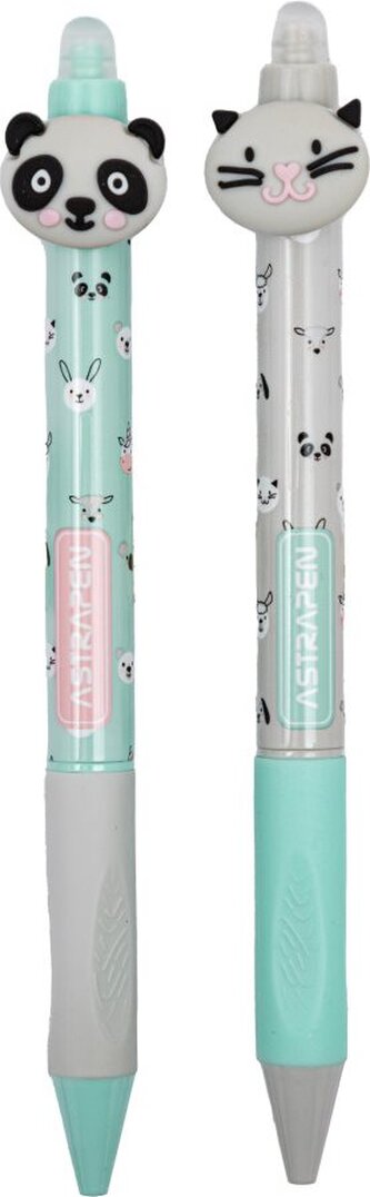 ASTRA Gumovací pero 2ks Zvířátka
