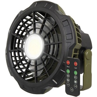 Svítilna, ventilátor a powerbanka NGT Bivvy 3v1 - olivový