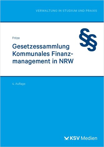Gesetzessammlung Kommunales Finanzmanagement in NRW