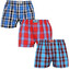 3PACK pánské trenky Styx klasická guma vícebarevné (3A110810) XXL