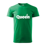 Tričko s potiskem Queen: zelené L