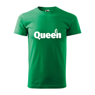 Tričko s potiskem Queen: zelené L