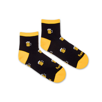 Tříčtvrteční ponožky Pivní salon Černé L (43-46)