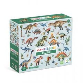 Puzzle 200 Montessori Dinozaury