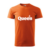 Tričko s potiskem Queen: oranžové 3XL