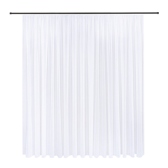Dlouhá záclona z materiálu 7038 - bílá, 245 mm, 450 mm