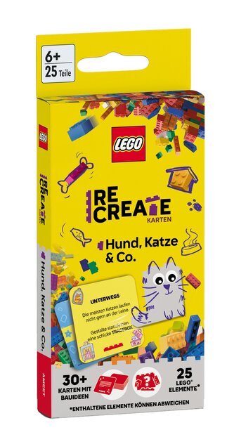 LEGO® - ReCreate Karten - Hund, Katze & Co.