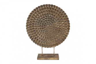 Kulatá dekorace Sandie S zlatá, 58 cm