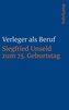 Verleger als Beruf