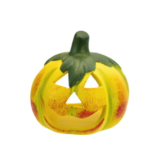 Dýně keramická žlutá 8x8 cm