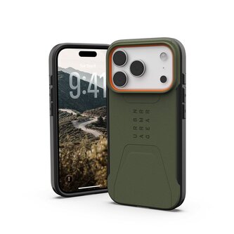 UAG Civilian Magsafe,Olive/Orange - iPhone 2025 Pro